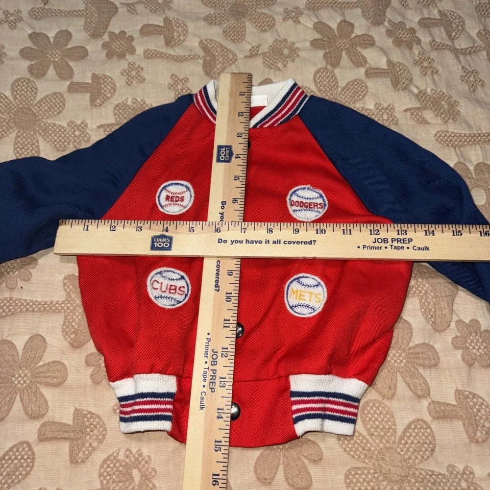 Vintage Child Major League Baseball MLB Jacket ,reds , Cubs,Mets, Dodgers‎